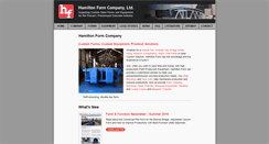 Desktop Screenshot of hamiltonform.com